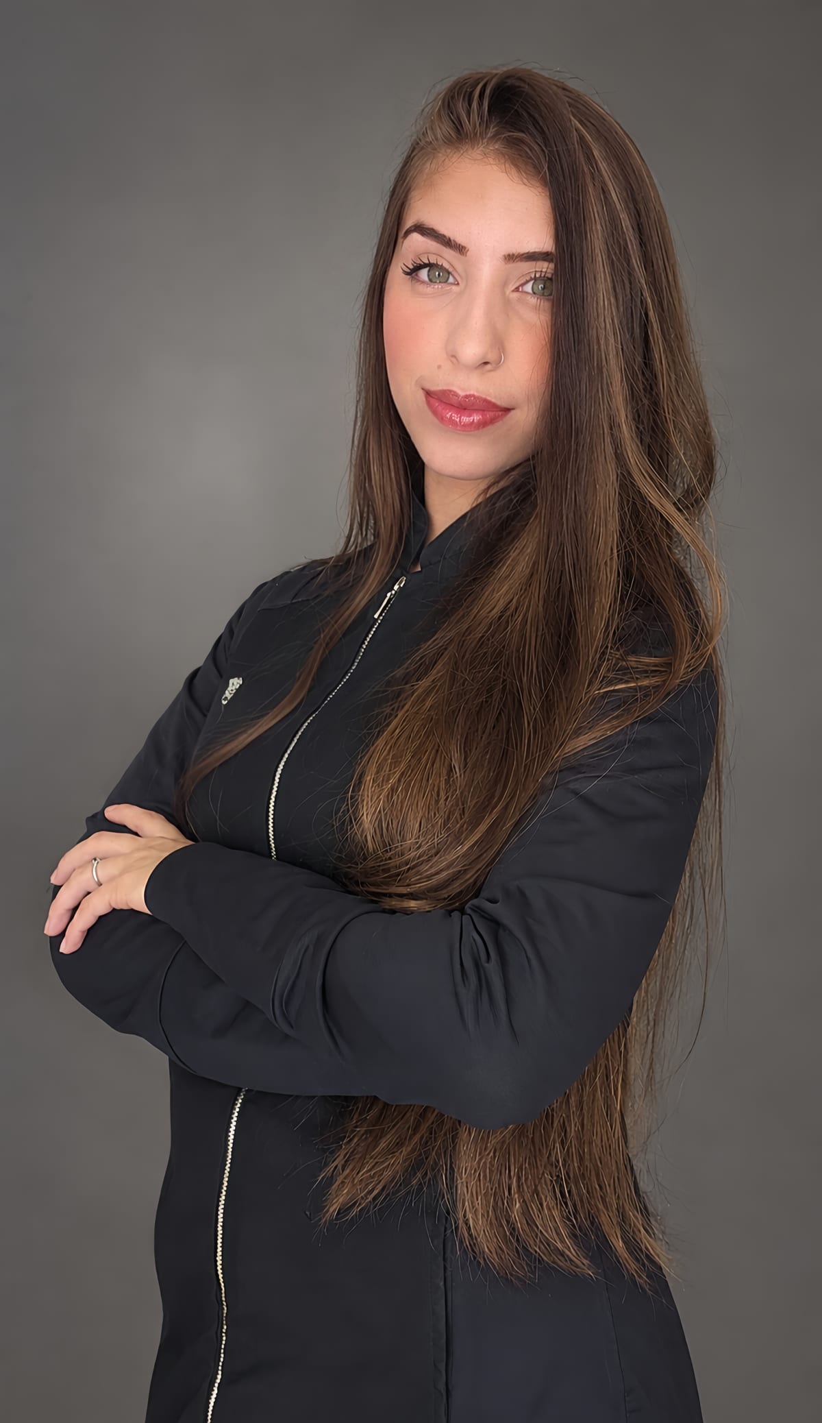 Bruna no consultório
